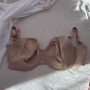 Vanity Fair Taupe Underwire Bra - Smooth Nude Tone
